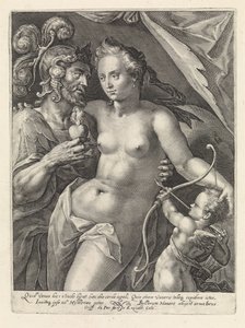 Marte e Venere (Goden en Godinnen als geliefden) da Crispijn van de Passe (I)