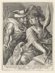 Mercurio e Minerva da Crispijn van de Passe (I)