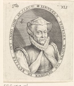 Ritratto di Janneke Peipeler da Crispijn van de Passe (I)