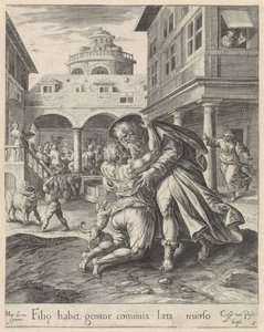 Ritorno del figliol prodigo Parabola del figliol prodigo da Crispijn van de Passe (I)