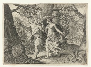 Circe trasforma Pico in un picchio (Metamorfosi di Ovidio)