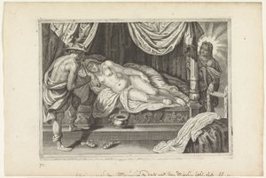 Apollo e Mercurio visitano Chione da Crispijn van de Passe (II)