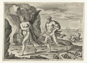 Coronis e Nettuno da Crispijn van de Passe (II)