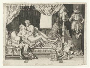 Marte e Venere da Crispijn van de Passe (II)