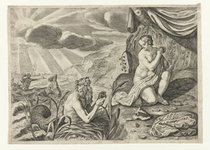 Scilla in fuga da Glauco da Crispijn van de Passe (II)