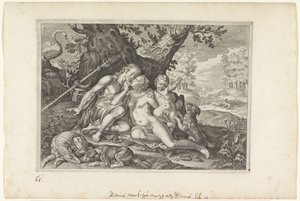 Venere avverte Adone da Crispijn van de Passe (II)