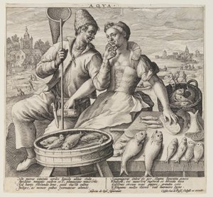 Aqua (Acqua), da Gli elementi da Crispijn van de Passe I