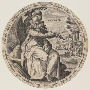 Calliope, da Le Muse da Crispijn van de Passe I