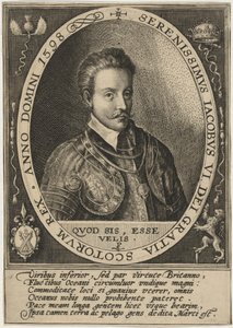 Giacomo I, re di Scozia da Crispijn van de Passe I