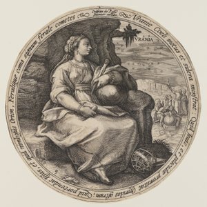 Polimnia, da Le Muse da Crispijn van de Passe I