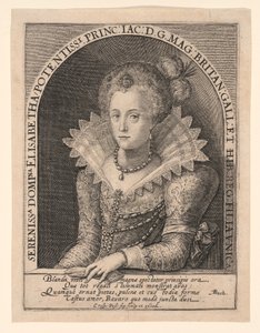 Principessa Elisabetta Stuart da Crispijn van de Passe I