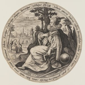 Urania, da Le Muse da Crispijn van de Passe I