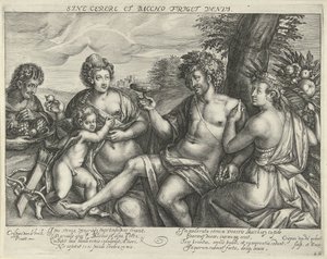 Bacco, Venere e Cerere in un paesaggio