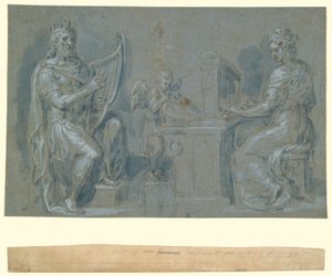 Davide e Santa Cecilia da Crispin van den Broeck