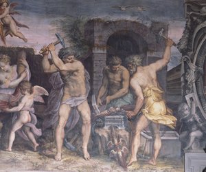 La fucina di Vulcano, 1555