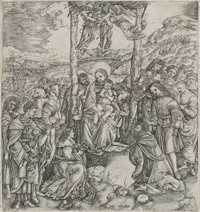 Adorazione dei Magi da Cristofano Robetta