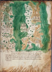 Carta di Corfù e della terraferma adiacente, c.1420