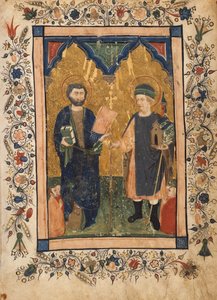San Marco Evangelista e San Sinibaldo venerati da membri di un laicato