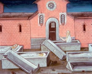 Resurrezione dei morti (c.120r) da Cristoforo De Predis
