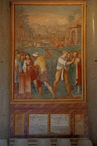 Martirio e mutilazione di vari santi da Cristoforo & Tempesta Antonio (1555 1630) Roncalli