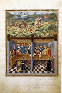 Influenza di Giove: caccia e corte da Cristoforo De Predis