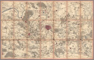 Carta geometrica della Francia, di Cassini, Parigi (0134002)