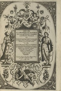 Pagina del titolo della Histoire et Chronique de Provence, 1614 da César de Nostredame