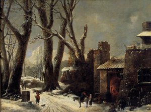 Prima neve in Piemonte da César van Loo