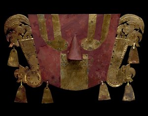 Maschera di mummia dipinta