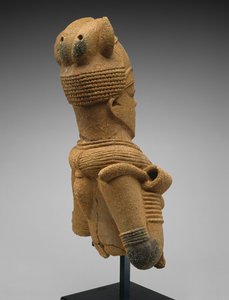 Testa e torso di una figura femminile, regione di Jos Plateau, Nigeria, 500 a.C.-200 d.C.