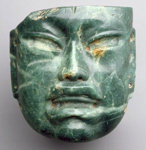 Maschera, 900-400 a.C. da Culture Olmec