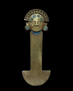 Coltello Tumi, 800-1375 d.C. da Culture Sicán