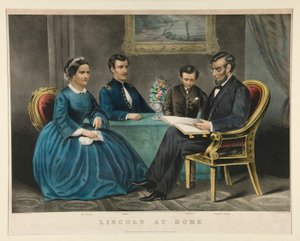 Lincoln a Casa da Currier and Ives