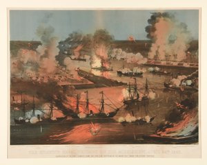Splendido Trionfo Navale del Mississippi da Currier and Ives