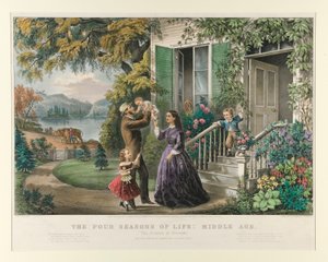 Le quattro stagioni della vita: Mezza età da Currier and Ives
