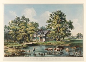 Il ritorno dal pascolo da Currier and Ives