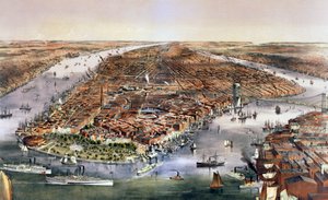 La città di New York, USA