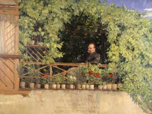 Ritratto di Friedrich Nietzsche da Curt Stoeving