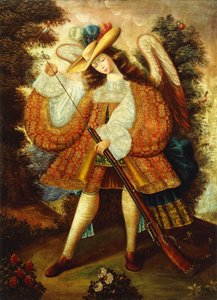 Arcangelo con archibugio