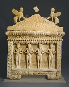 Sarcófago di calcare: il sarcófago di Amathus, c.460 a.C. da Cypriot