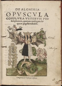 De Alchimia opvscvla complvra vetervm philosophorum, 1550 da Cyriacus Jacob