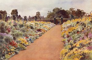 I doppi bordi nel Giardino Est, Sandringham da Cyril Ward