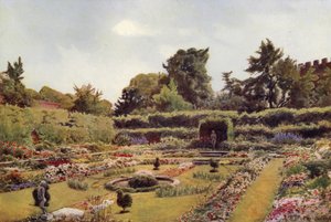 Il vecchio giardino dello stagno, Hampton Court da Cyril Ward