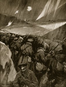 Bulgari che assediano Adrianopoli, 1912-13 da Cyrus Cuneo