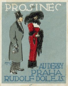 Dicembre. Au Derby Rudolf Dole moda, Praga da Czech School