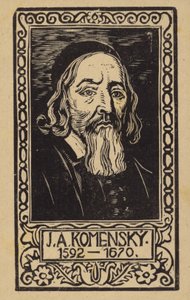 John Amos Comenius (1592-1670), insegnante, educatore e scrittore ceco da Czech School