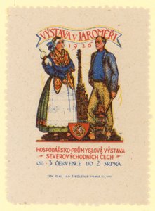 Esposizione economica e industriale della Boemia nord-orientale, Jaromer, Cecoslovacchia, 1926 da Czech School