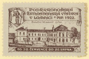 Esposizione commerciale, Lomnica, Cecoslovacchia, 1922 da Czech School