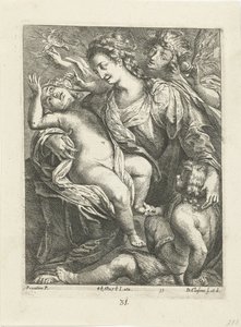 Maria con Cristo e Giovanni da D. Claessens