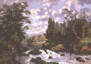 Pescatori che Giocano con la Loro Preda da D. the Younger Wolstenholme